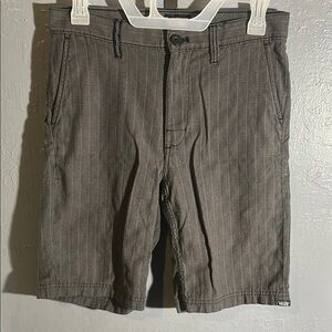 Vans Men's Charcoal Pinstripe Shorts